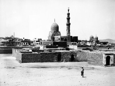 Mezquita de Qaytbay, El Cairo, c.1880 de J. Pascal Sebah
